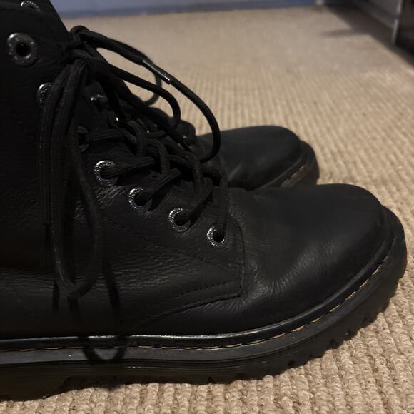 Dr Martens Air Weir Boots Luna AW004 SK10T Woman Size 7 Black - Picture 4 of 9